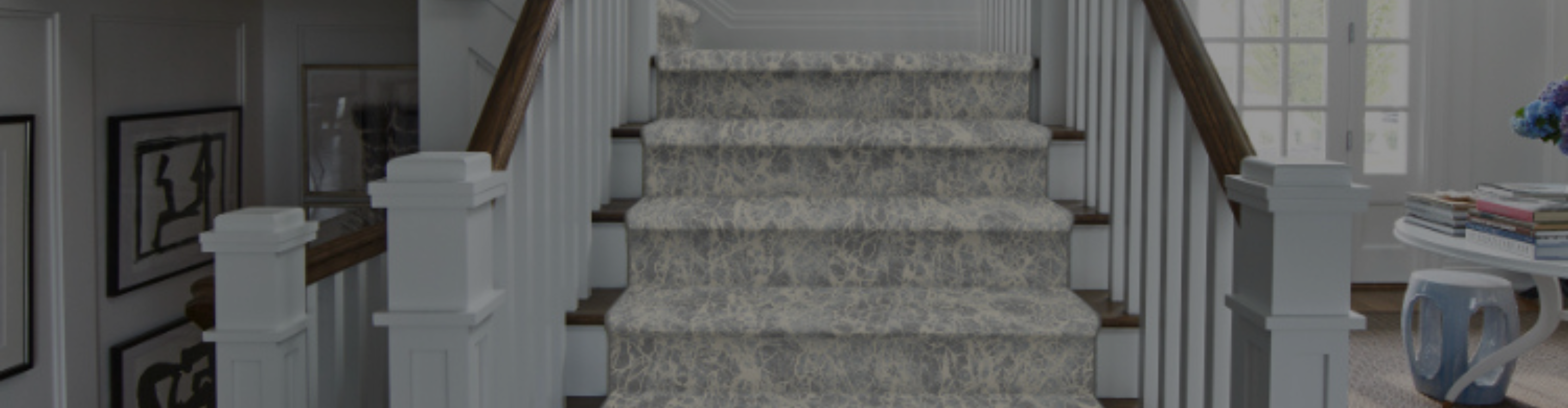 custom stair runner installation in Santa Barbara, CA