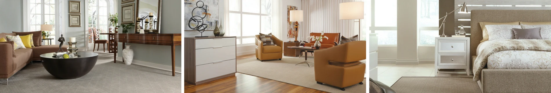 Area Rugs room scenes.